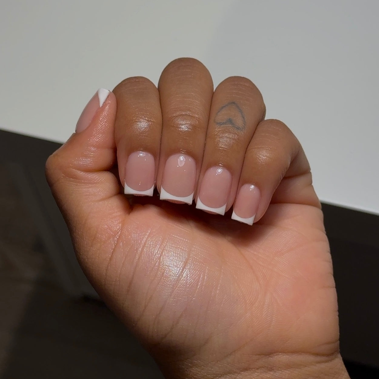 French Tip BIAB Hard Gel Overlay
BIAB French tips Abbey Wood
French manicure BIAB London
Natural French overlay