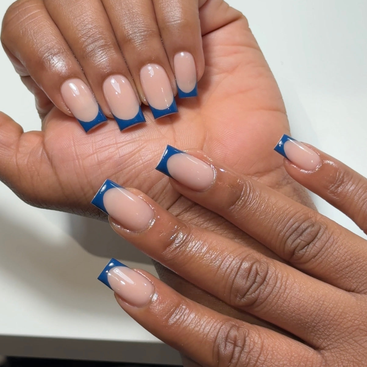 French Tip BIAB Hard Gel Extensions
French tip BIAB extensions Abbey Wood
Hard gel French tips London